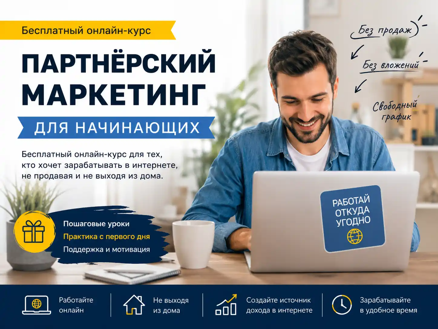 Партнёрский маркетинг для начинающих