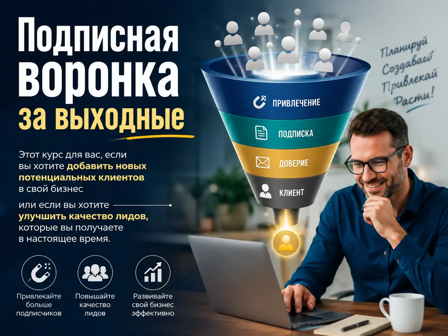 Лид-воронка за выходные