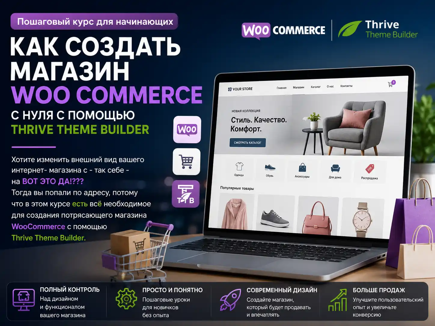 Как создать магазин WooCommerce с нуля
